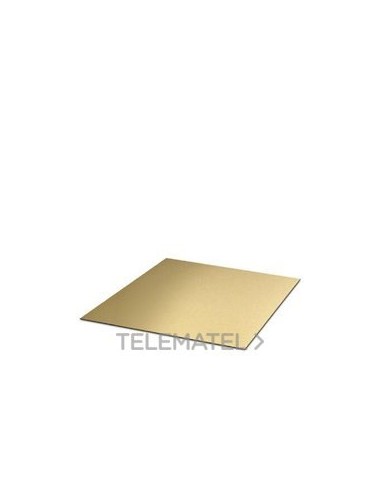 PL.GRAB.GPAL 500X500X1,5 SR/BK/GD APLIC.