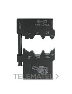 MATRIZ RPUT.CRIMPFOX-M CX-12/DIE P/CTR.