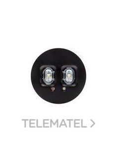 VÍA R 220lm/3h/IP40 Autotest Negro