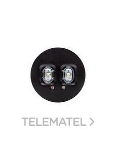 VÍA R 220lm/1h/IP40 Autotest Negro