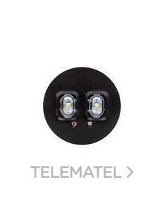 VÍA R 195lm/1h/IP40 Autotest Negro