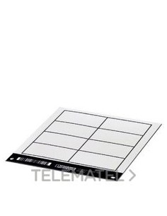 MARCADO DE APARATOS LS-EMLP (80X40) WH