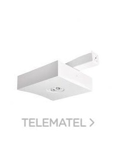 SOPORTE BANDEROLA PARED VIA NEGRO