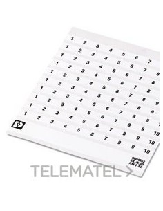 MARCADO BORNE SK 7,62/5 NÚMERO 91-100