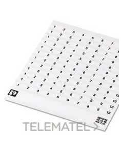 MARCADO BORNE SK 7,62/3,8 NÚMERO 11-20