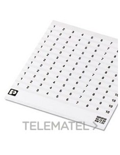 MARCADO BORNE SK 7,62/3,8 NÚMERO 31-40