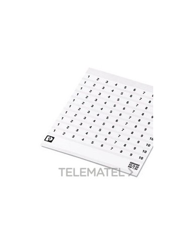 MARCADO BORNE SK 7,5/5 NÚMERO 81-90