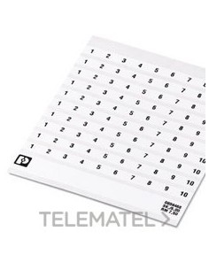 MARCADO BORNE SK 7,5/5 NÚMERO 41-50