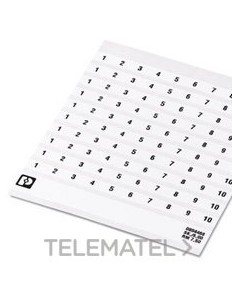 MARCADO BORNE SK 7,5/5 NÚMERO 31-40