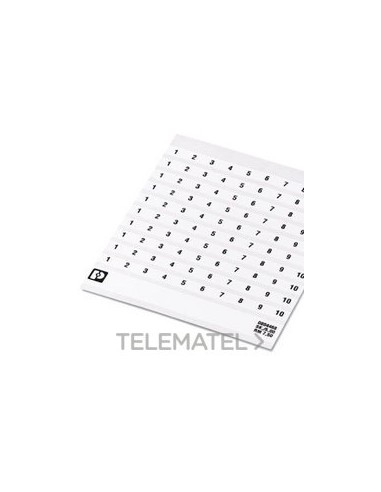 MARCADO BORNE SK 7,5/5 NÚMERO 31-40