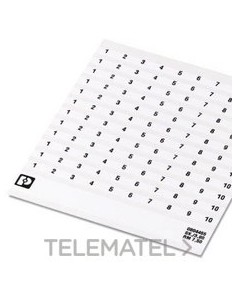 MARCADO BORNE SK 7,5/3,8 NÚMERO 91-10