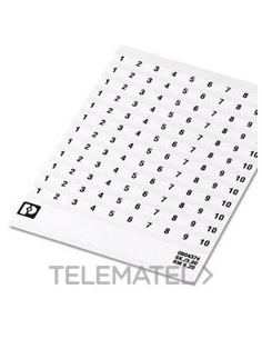 MARCADO BORNE SK 6,2/3,8 NÚMERO 11-20