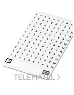 MARCADO BORNE SK 5/3,8 NÚMERO 71-80