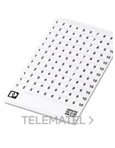 MARCADO BORNE SK 5/3,8 NÚMERO 21-30