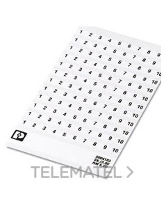 MARCADO BORNE SK 5/3,8 NÚMERO 51-60