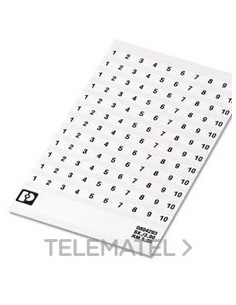 MARCADO BORNE SK 5,08/3,8 NÚMERO 41-50