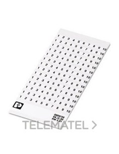 MARCADO BORNE SK 3,81/2,8 NÚMERO 41-50