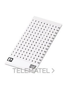 MARCADO BORNE SK 3,81/2,8 NÚMERO 31-40