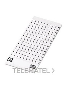 MARCADO BORNE SK 3,81/2,8 NÚMERO 21-30