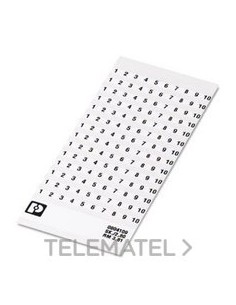 MARCADO BORNE SK 3,81/2,8 NÚMERO 1-10