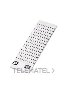 MARCADO BORNE SK 2,54/2,8 NÚMERO 81-90