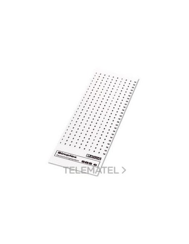 MARCADO BORNE SBS 6 NÚMERO 41-60