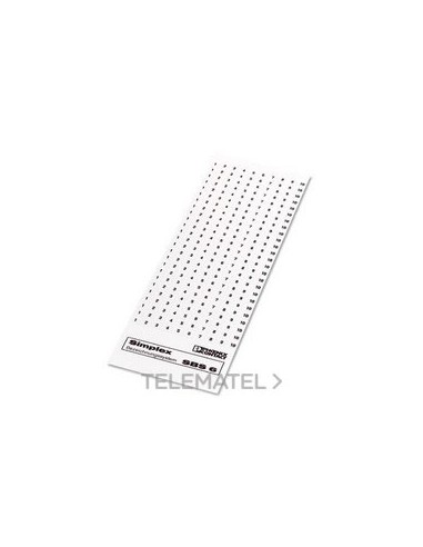 MARCADO BORNE SBS 6 NÚMERO 21-40