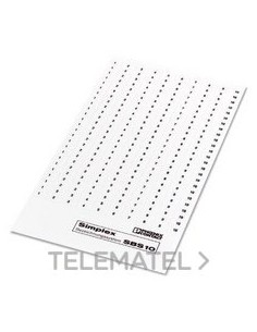 MARCADO BORNE SBS 10 NÚMERO 81-100