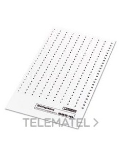 MARCADO BORNE SBS 10 NÚMERO 41-60