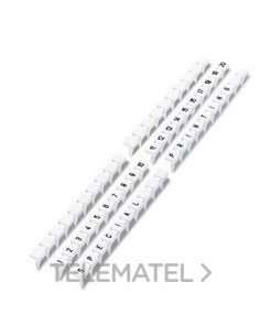 MARCADO BORNE BNB-ZB 6,2 LGS NÚMERO 1-10