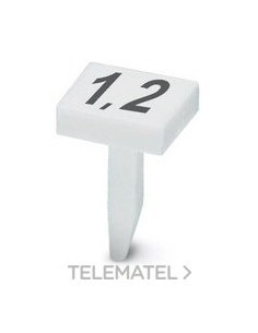 MARCADO BORNE BNB NÚMERO 7 BLANCO