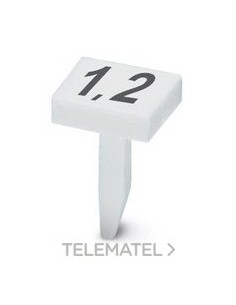 MARCADO BORNE BNB NÚMERO 10 BLANCO