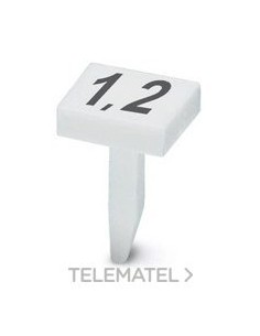 MARCADO BORNE BNB NÚMERO 2 BLANCO