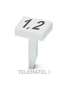 MARCADO BORNE BNB NÚMERO 6 BLANCO