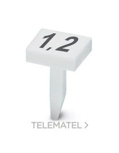 MARCADO BORNE BNB NÚMERO 20 BLANCO