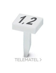 MARCADO BORNE BNB NÚMERO 4 BLANCO