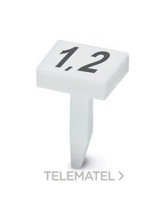 MARCADO BORNE BNB NÚMERO 0 BLANCO