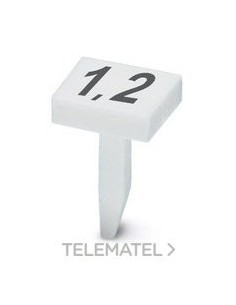 MARCADO BORNE BNB NÚMERO 5 BLANCO