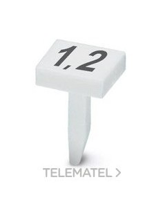 MARCADO BORNE BNB NÚMERO 19 BLANCO