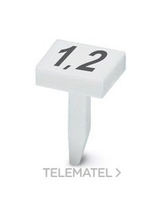 MARCADO BORNE BNB NÚMERO 15 BLANCO