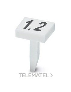 MARCADO BORNE BNB NÚMERO 13 BLANCO