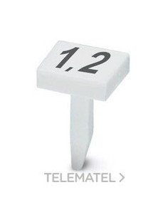 MARCADO BORNE BNB NÚMERO 11 BLANCO