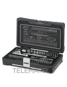 JGO.CJ.LLV.VASO 1/4"(47 U)CARRACA REV