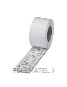 ETIQ.BLANCO/ROJO ROTULABLE THERMOMARK