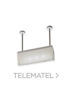 VOLUTTA DOBLE 100lm/3h/IP22 Estándar Al