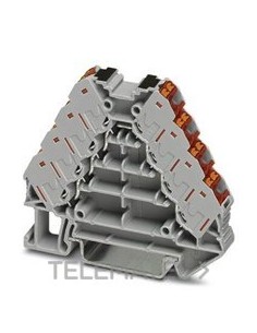 DISTRIBUIDOR CX.PUSH-IN 2P PTRV 4-PV RD