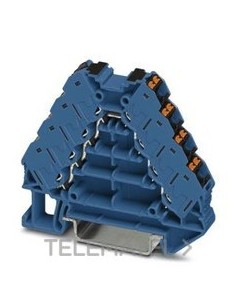 DISTRIBUIDOR 250V 17,5A PTRV 4-PV BU/BK