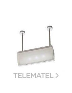 VOLUTTA DOBLE 75lm/1h/IP22 Estándar Alu