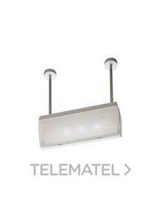 VOLUTTA DOBLE 310lm/1h/IP22 Estándar Al