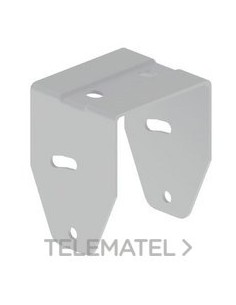 CONECTOR U PERFORADA INOXIDABLE GRIS